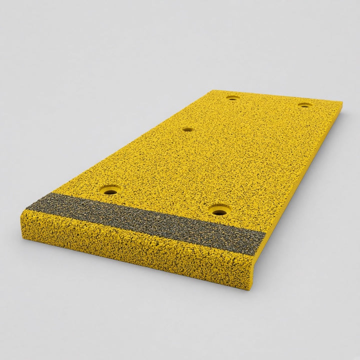 GRP Stair Tread Covers – Representative image (AI-generated studio view)